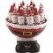 Dolomite Christmas Santa Salt and Pepper Shakers Set - 17 Piece